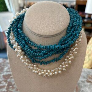 Luisa Della Salda Turquoise Necklace